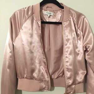 Rose gold Bomber jacket